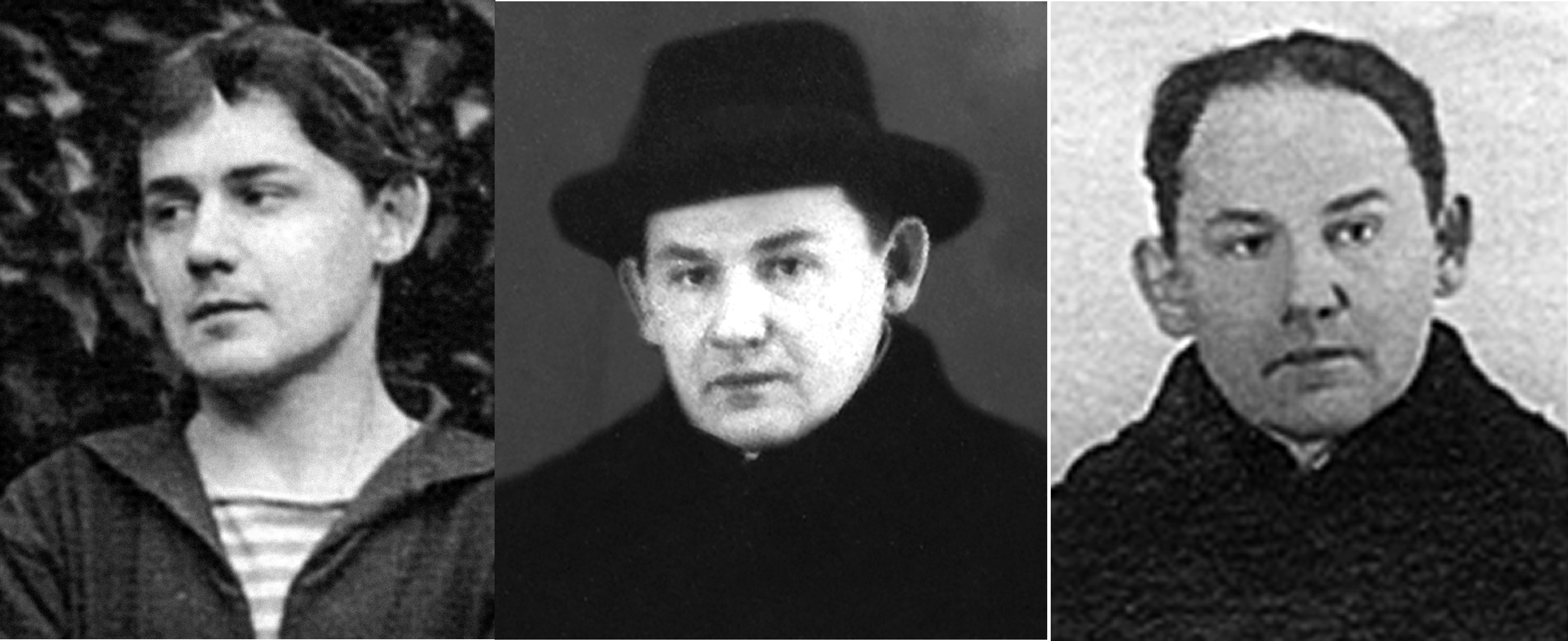 Так менялся внешний вид Бориса Шергина в разные годы (1924, 1927 и 1946 гг.)